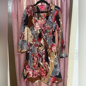 Vintage Y2K Sheer Top w/ Ruffles